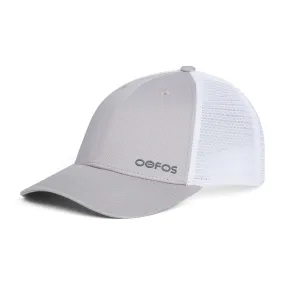 White Gray Unisex OOsnap Cap