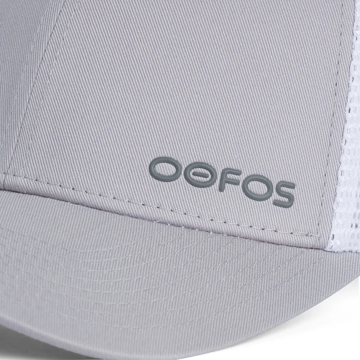 White Gray Unisex OOsnap Cap