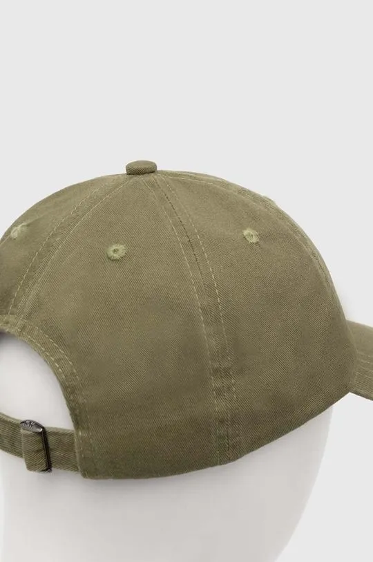 Green Wood Wood Cotton Baseball Cap Low Profile