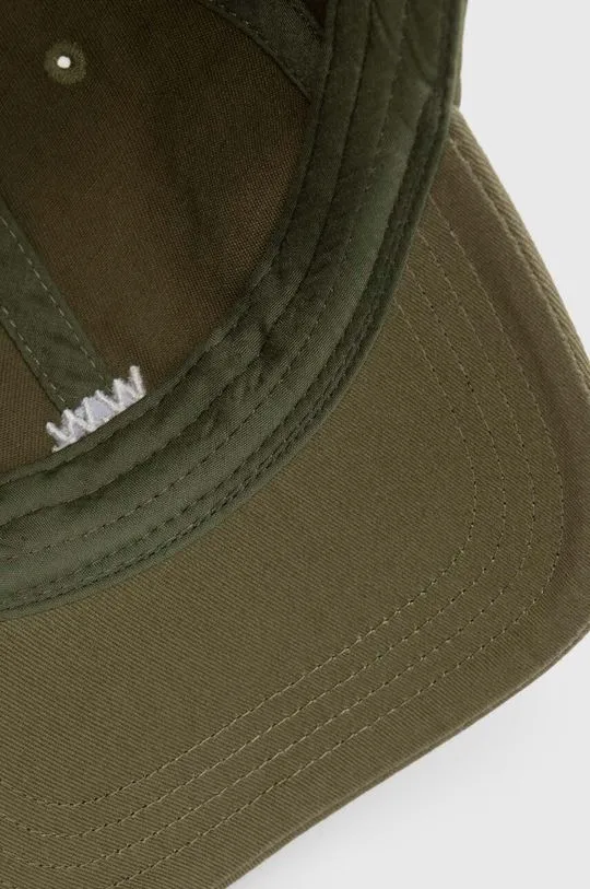 Green Wood Wood Cotton Baseball Cap Low Profile