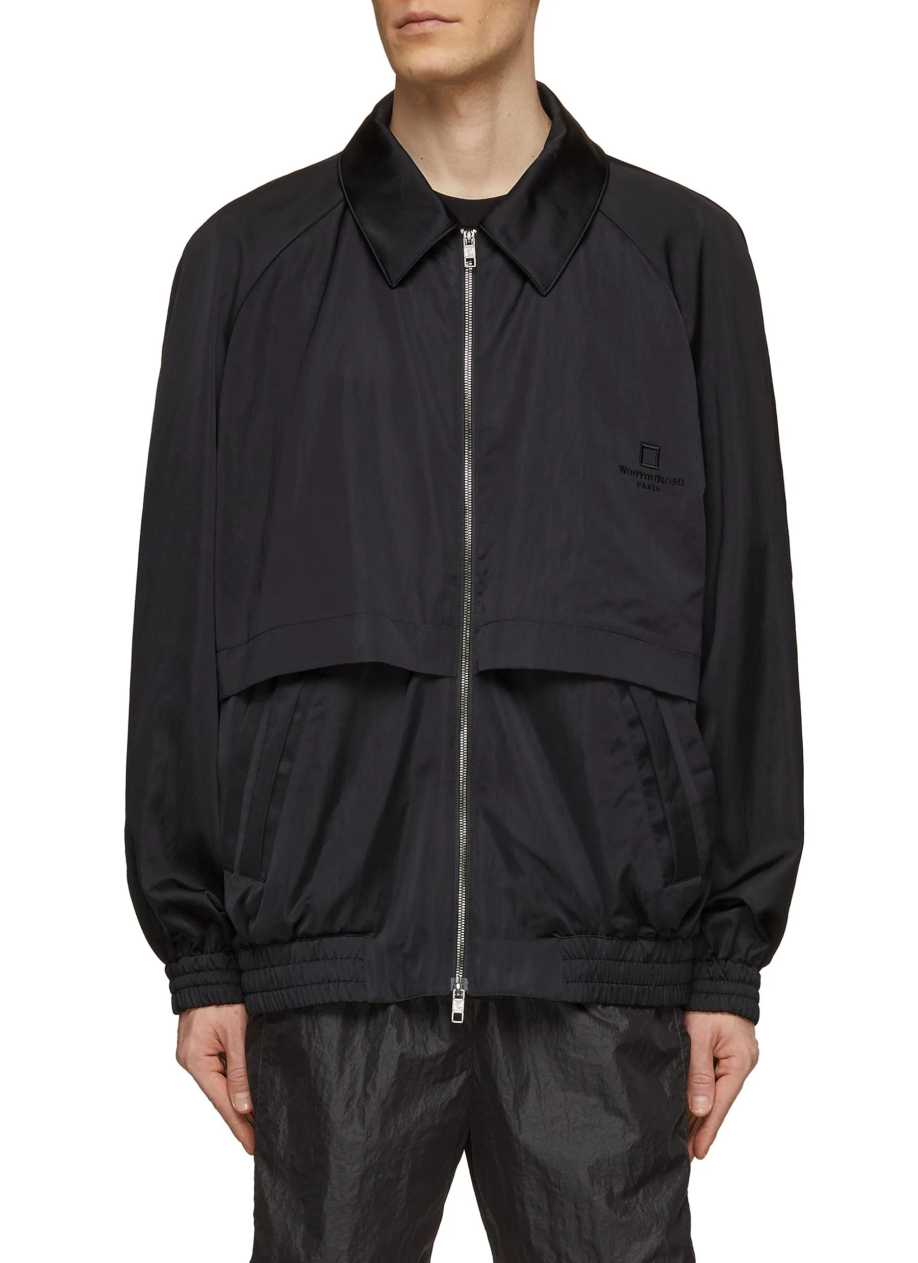 WOYOUNGMI Double Layer Zip Up Jacket