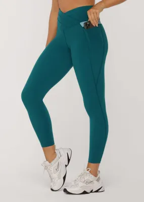 Green Wrap Ankle Biter Leggings on Sale by Lorna Jane Australia