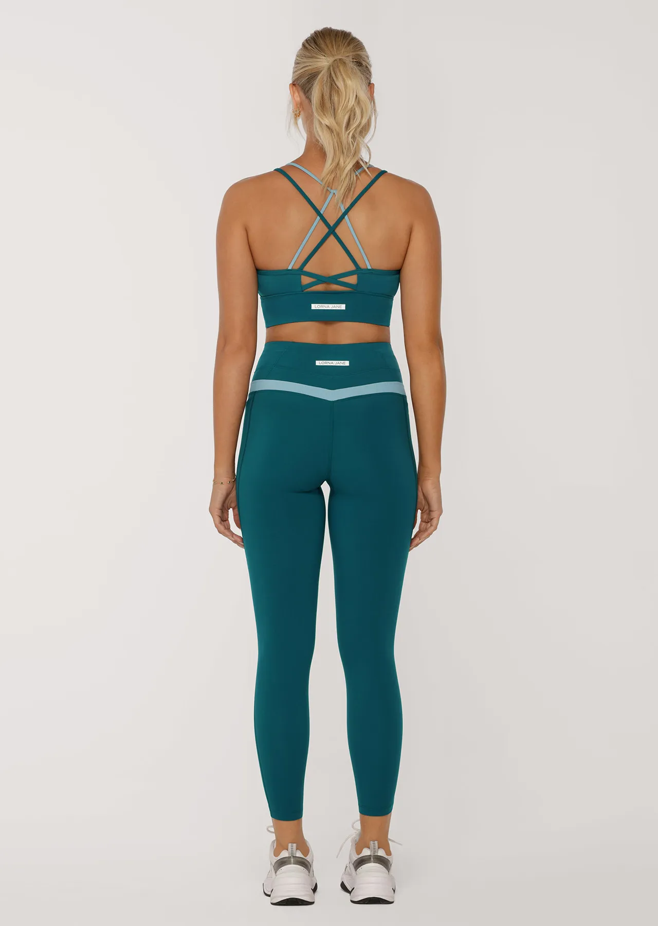 Green Wrap Ankle Biter Leggings on Sale by Lorna Jane Australia