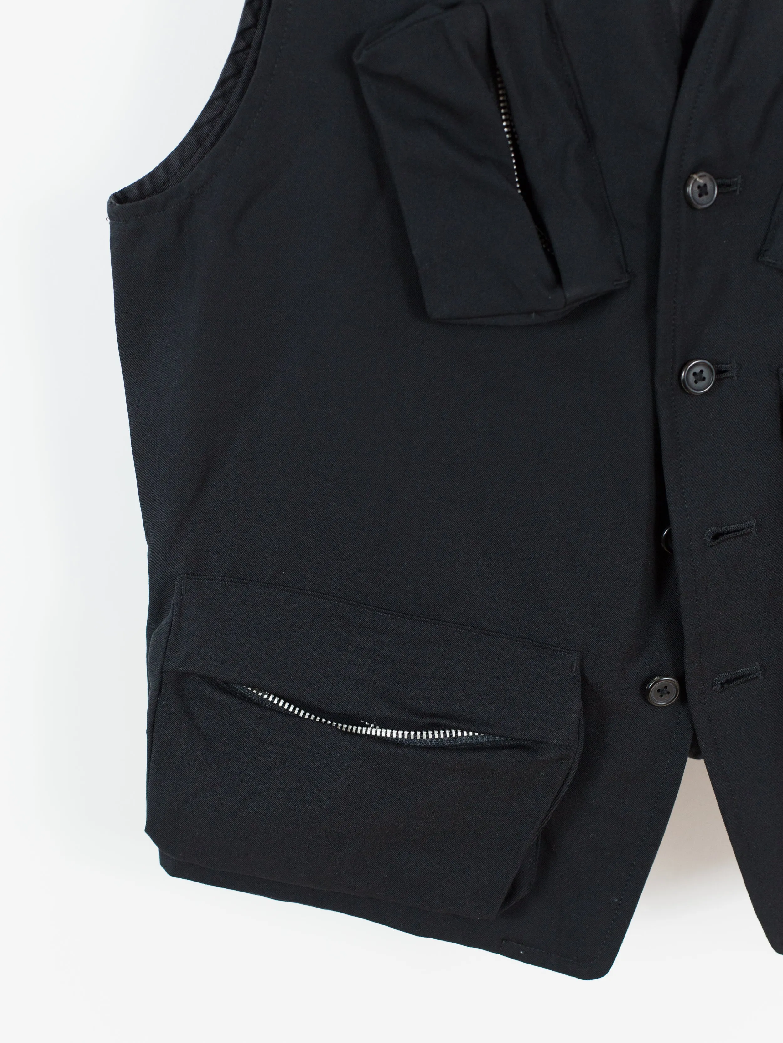 Yohji Yamamoto Men's Multi-Pocket Utility Vest - Y's For Men