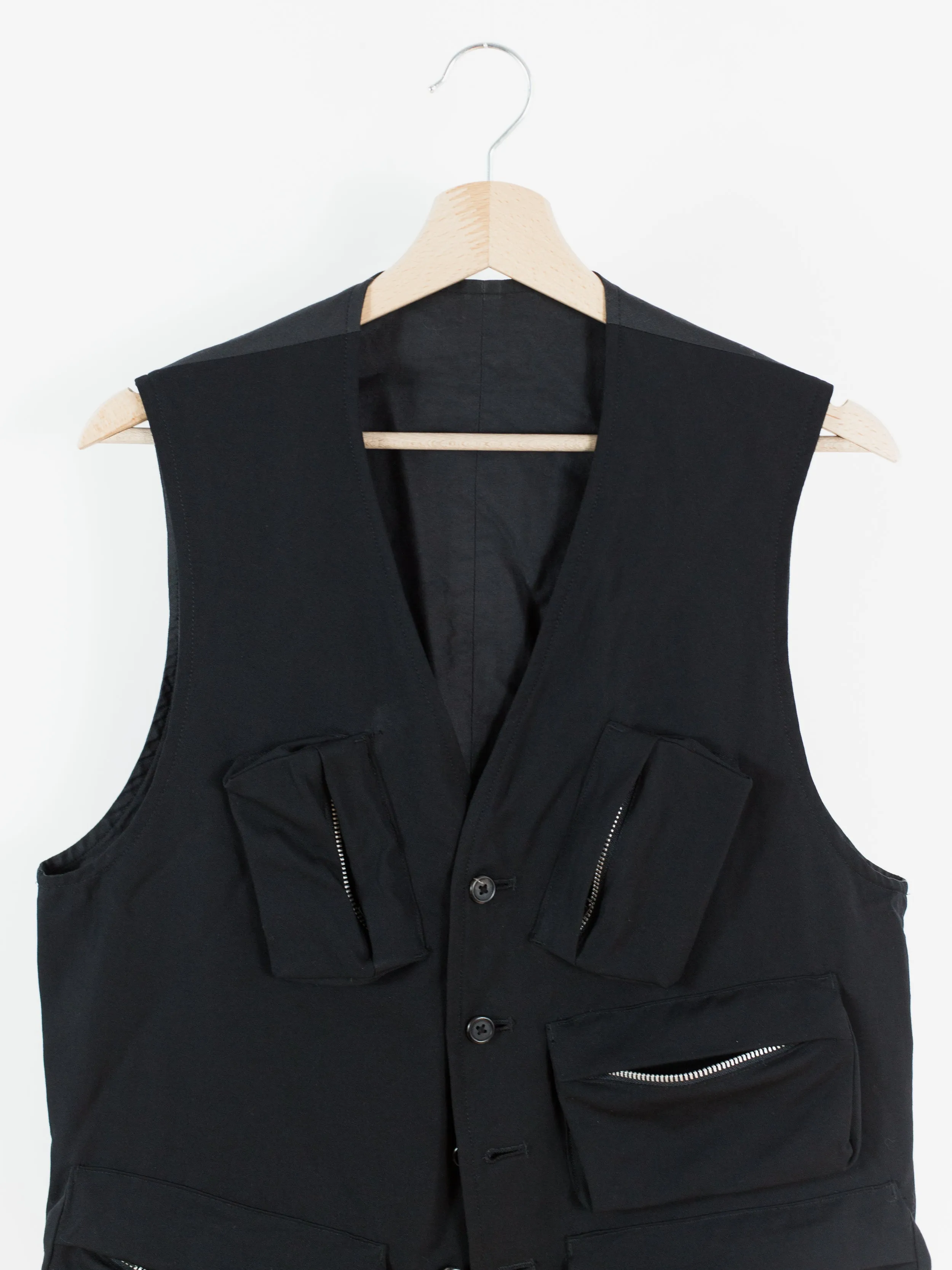 Yohji Yamamoto Men's Multi-Pocket Utility Vest - Y's For Men