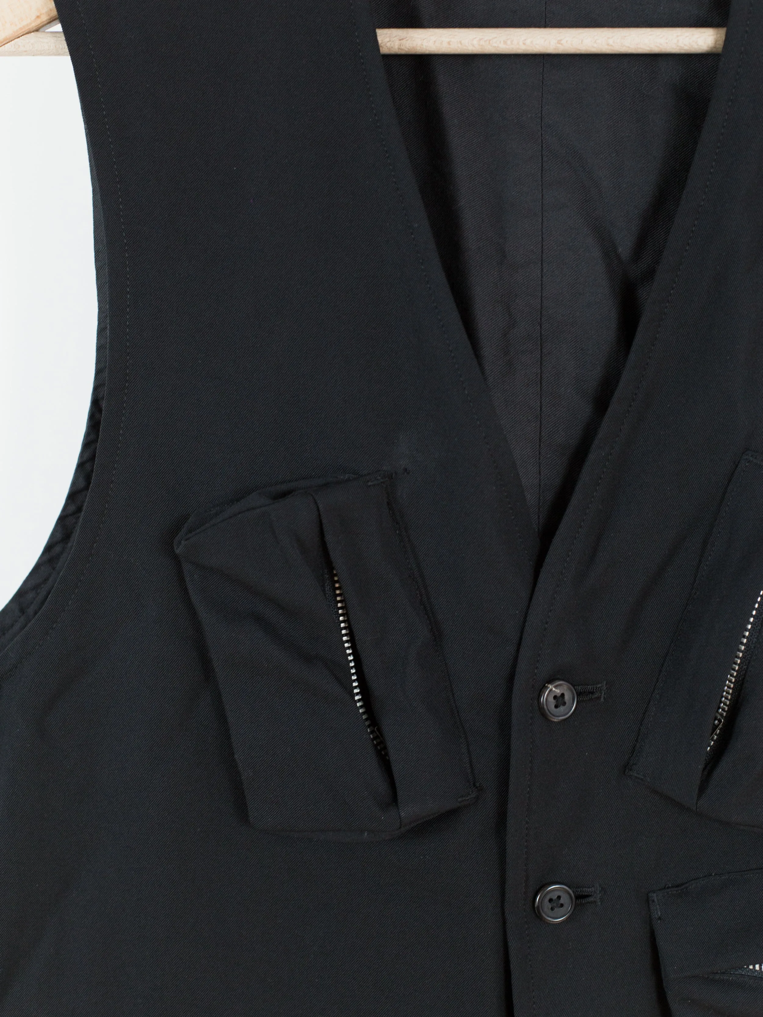 Yohji Yamamoto Men's Multi-Pocket Utility Vest - Y's For Men