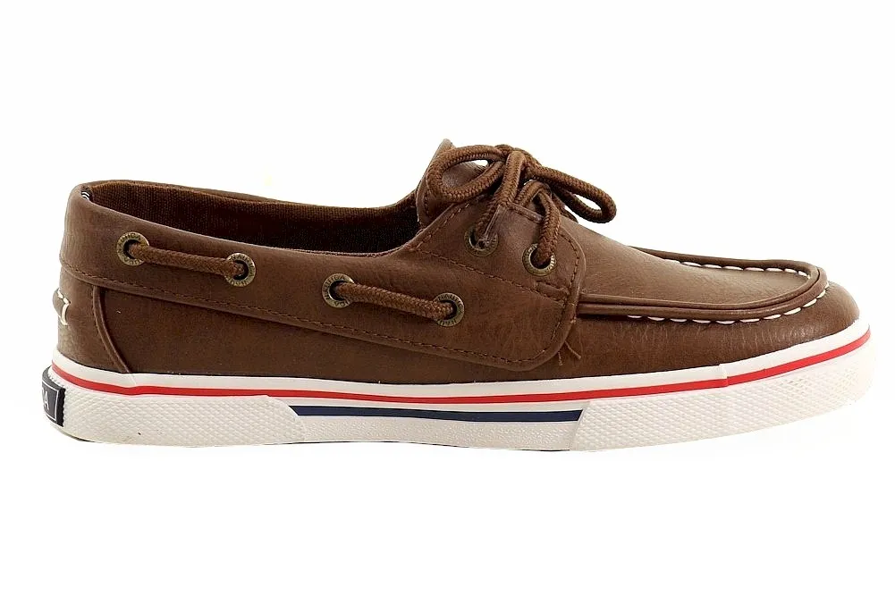 Youth Sizes 13-6 Nautica Boy's Galley Fashion Moc Toe Lace Up Boat Shoes