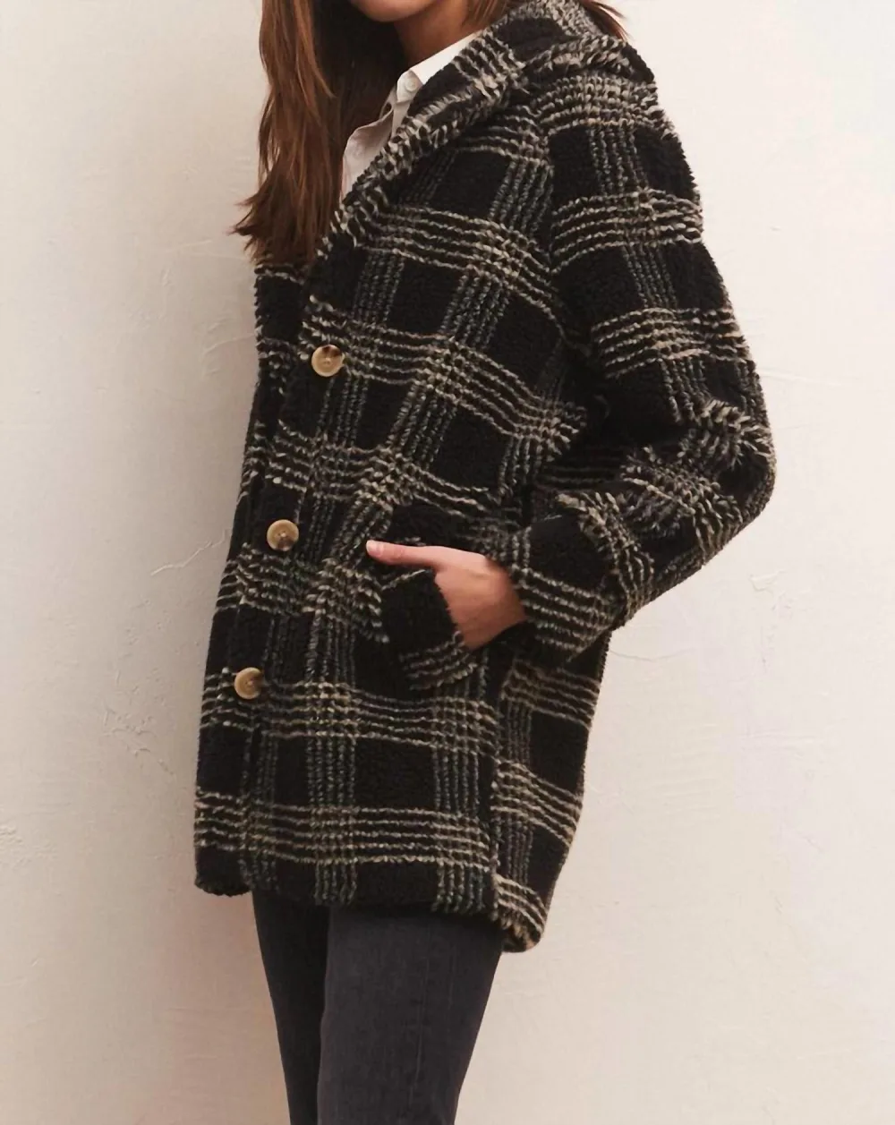 Z Supply Hastings Sherpa Plaid Coat - Buy Online Now