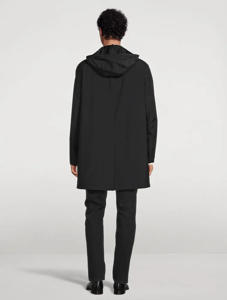 ZEGNA Coat With Hood - Long-Sleeve