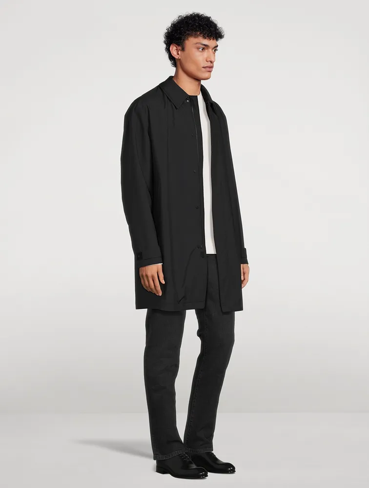 ZEGNA Coat With Hood - Long-Sleeve